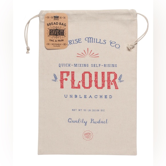 bread bag & nut milk bag-11”x 17” & 13” x 12” cotton muslin drawstring bags-NWT - Picture 3 of 14